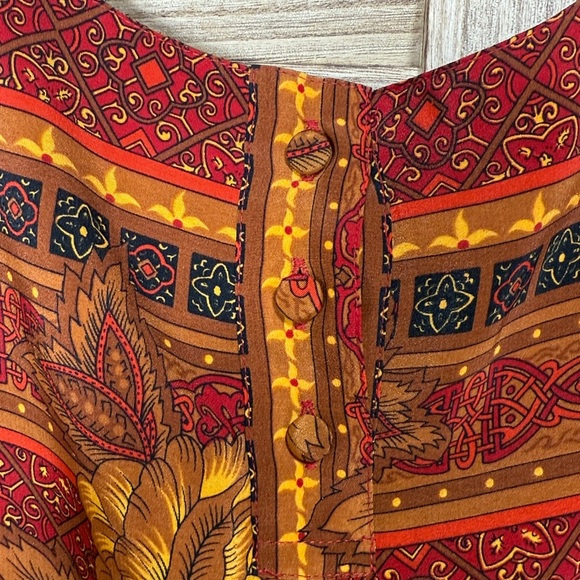 Laura and Jayne Two2 Piece Long Sleeve Skirt Set 80’s Size 18W 16W - Picture 5 of 14